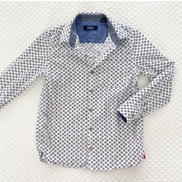 Ted Baker Life Preserver Print Shirt, Size 7 - Picture 1 of 8